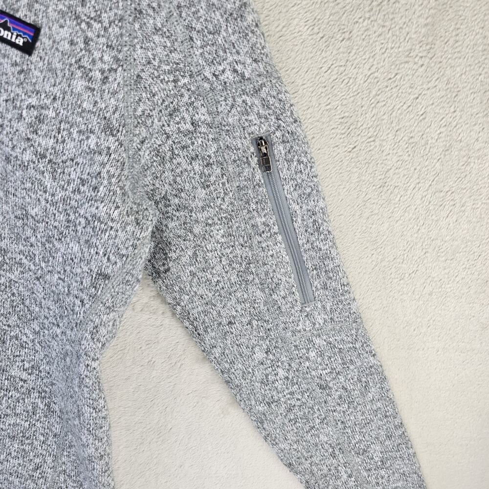 Patagonia Better Sweater 1/4-Zip Fleece Womens Small Heather Gray Pullover 25617 - Picture 5 of 12